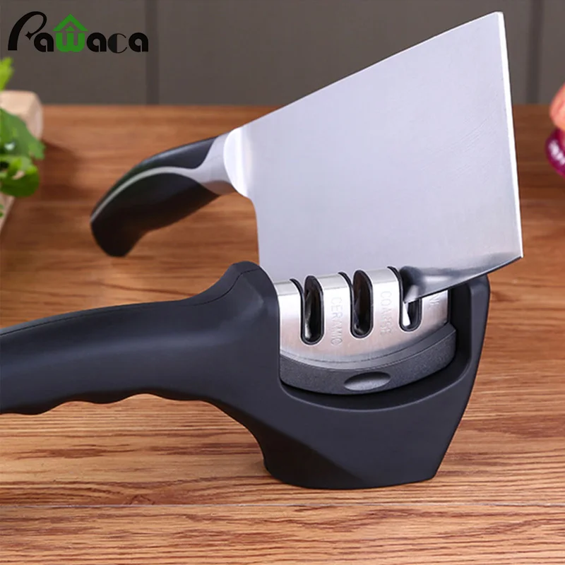 Professional Knife Sharpener Chef's Knife Sharpener with 3 Stage