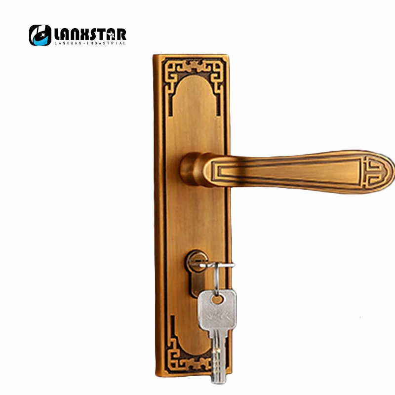 Factory Direct Supply High Quality Zinc Alloy Handle Lock European Style Wooden Door Lock A Grade Refined Mechanical Mute Locks european style wooden door selling recommended zinc alloy handle lock exquisite appearance and quality assurance mute locks