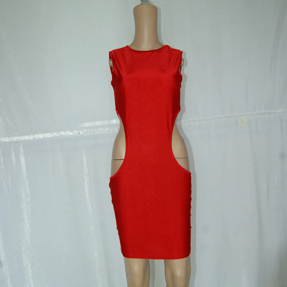 Женское платье миди с вырезом летнее темно синее Клубное 2 цвета W203772|club dress|night club