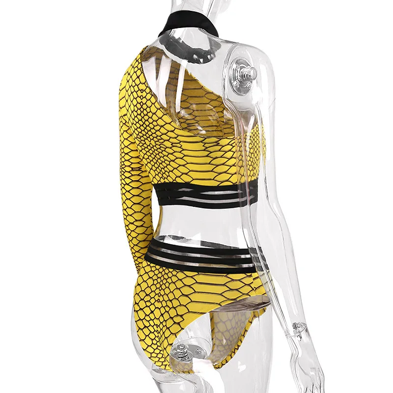 ArtSu летний комплект из 2 предметов с шортами для женщин на одно плечо желтый топ с открытыми плечами клетчатые шорты Boho спортивный костюм костюмы ASSU20101