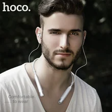 НОСО ES6 Bluetooth наушники Беспроводной наушники спортивные наушники микрофон шейным Ушные крючки громкой наушники магнитных головок