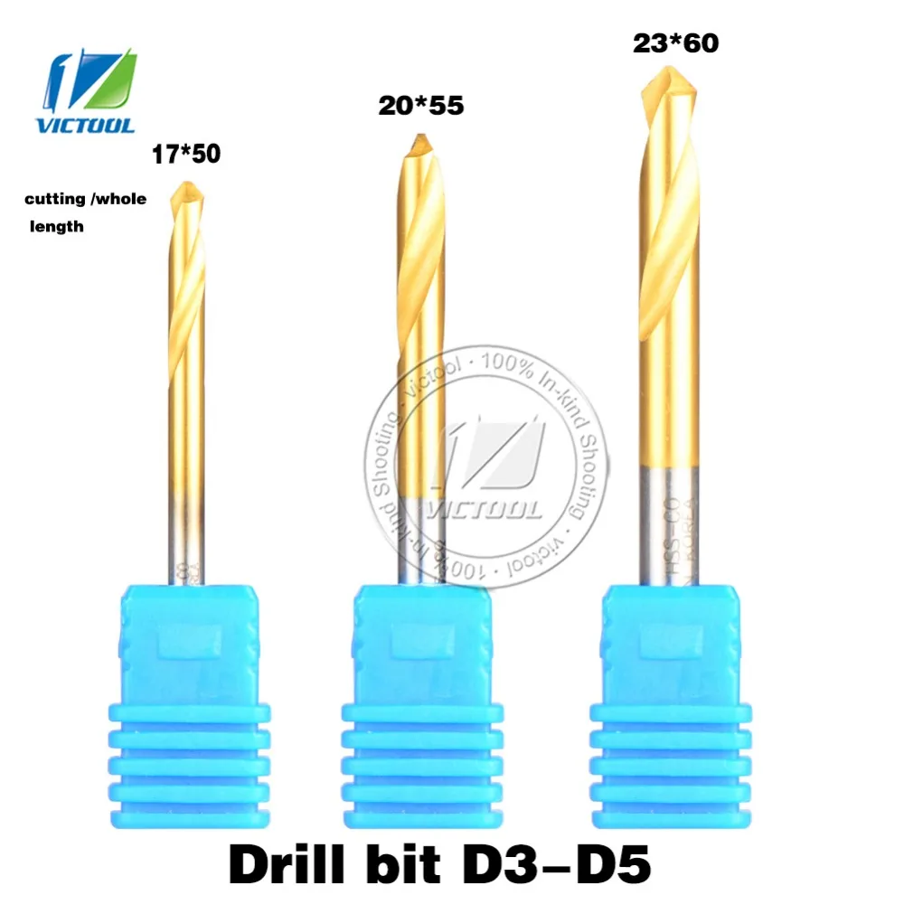 3pcs/set High Quality HSS Containing cobalt 90 degree Chamfer Drill Bit