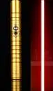 Yanqing metal lightsaber for lightsaber combat, single color led, Y2 purplecyan, only sell hilt - Цвет: goldenhilt pinkled