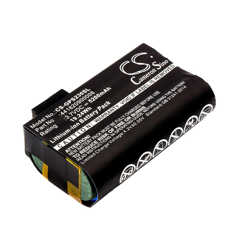 

Cameron Sino 5200mah battery for ADIRPRO PS236B for GETAC PS236 PS336 for NAUTIZ X7 for SOKKIA SHC-236 SHC-336 for TOPCON FC-236