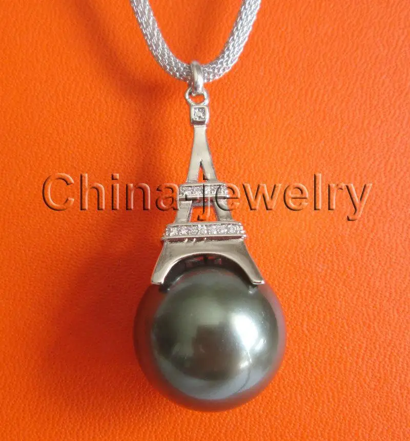 

P7341-18" 10-11mm natural gold round freshwater pearl necklace - Bowknot pendant>>> free shipping