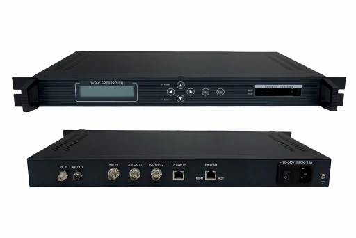 DVB-C CI IP IRD(DVB-C/QAM RF+ ASI in, ASI+ IP/1* MPTS/8* SPTS(multicast) out) CAM IRD радио и ТВ Вещательное оборудование sc-5130