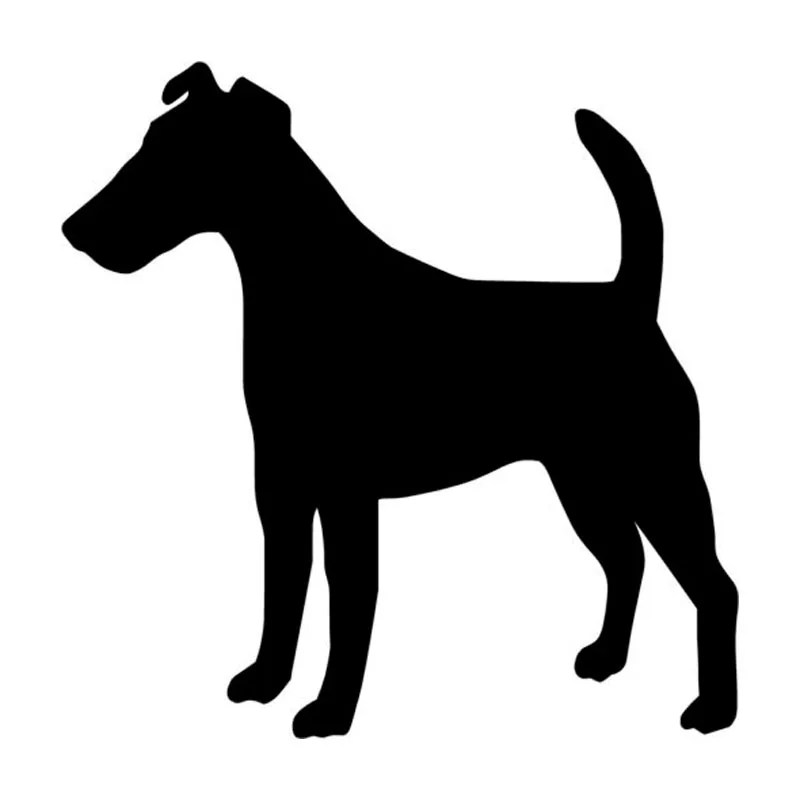 087 40 De Réduction147144 Cm Lisse Renard Terrier Chien Vinyle Décalcomanie Silhouette Voiture Autocollants Voiture Style Accessoires