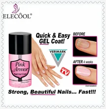 ELECOOL жидкий гель лак для ногтей Canni УФ гель Краски прозрачной защитной Treaments защиты Длинные пальцев ногтей Книги по искусству Топы жидкость ...(China)