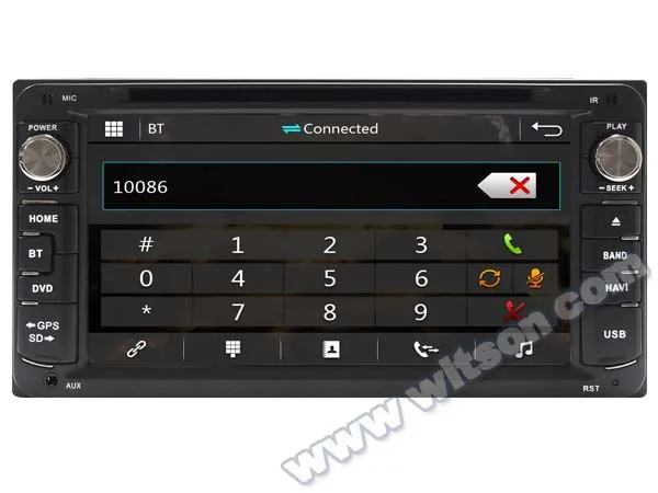 Cheap 6.95" Capacitive Touch Screen Special Car DVD for Toyota Corolla 2000-2006 & Hilux 2001-2011 with Front DVR Camera Support 1