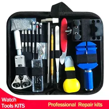 Профессиональный набор инструментов для ремонта часов, инструменты для часовщика, чехол для часов, открывалка с регулируемым ремешком, аксессуары для часов horloge gereedschap