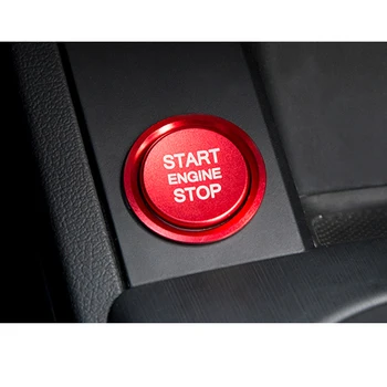 

Car Accessories For Audi A5 A4 B9 Q5 A6 C7 Q7 A7 A8 Ignition Start Engine Stop Button Ring Cover Trim Sticker