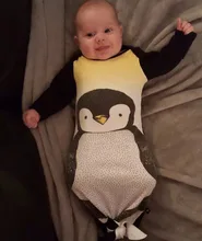 Ins Sleeping Bags Patter Penguin Sleeping Bear Shark Mermaid In The Wow Baby Boy Girls 0-2Y Autumn Spring Summer Cicishop