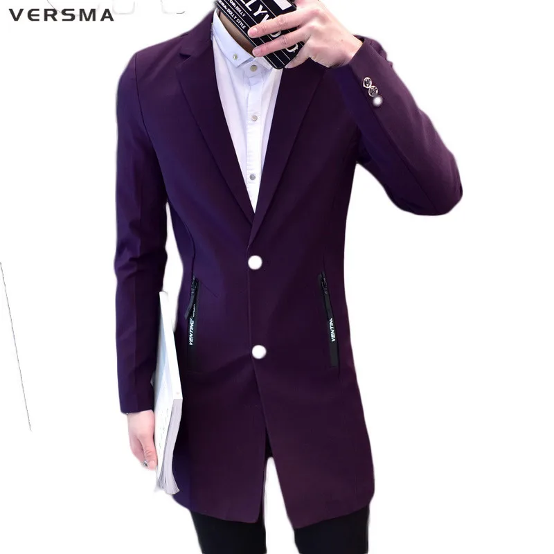 paarse blazer