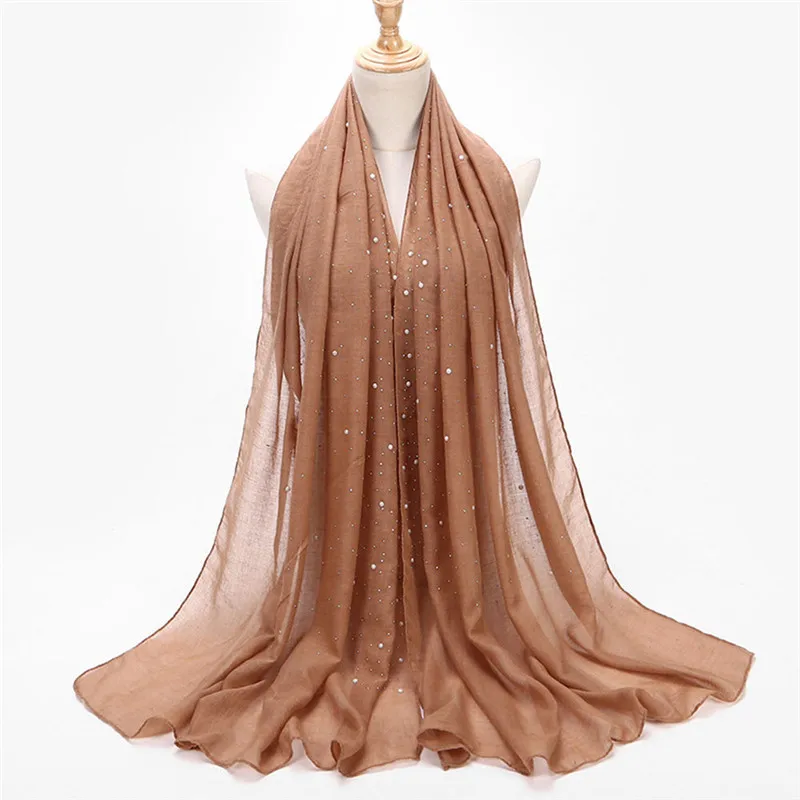  Fashion Women Ladies Chiffon Scarf Muslim Soft Wrap Long Shawl banda women's scarves handkerchief h