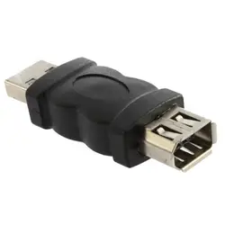 Новый Firewire IEEE 1394 6 контактный разъем для USB 2,0 Тип мужчина адаптер камеры мобильные телефоны MP3 плеер КПК черный оптовая продажа