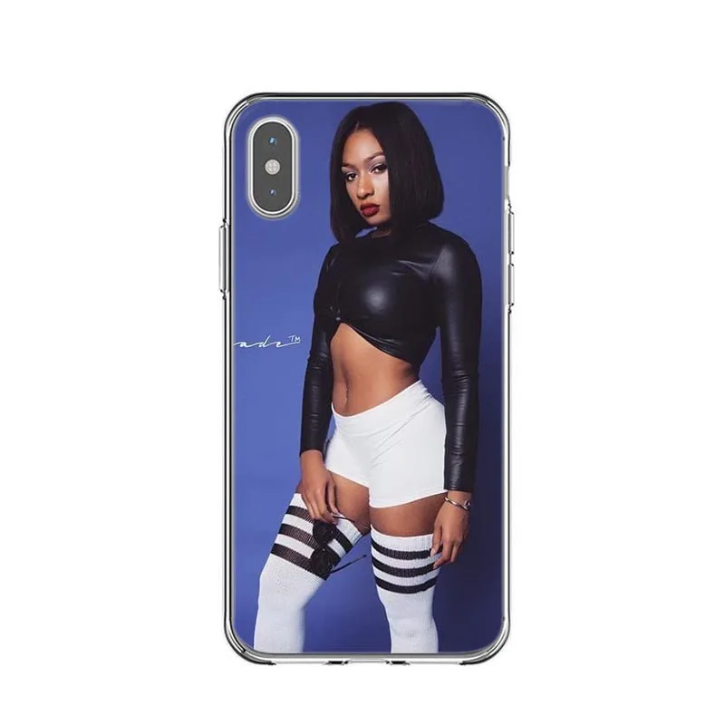 Силиконовый чехол для телефона Megan Thee Stallion Fever для iPhone XR X XS Max 6 6splus 7 7Plus 8 8 Plus 5 5S SE Rapper - Цвет: TPU