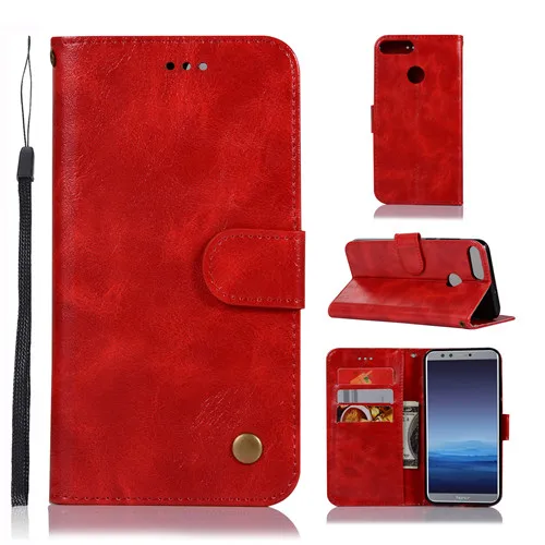 vintage Flip Cover for huawei p smart Case with card pocket Leather phone | Мобильные телефоны и аксессуары