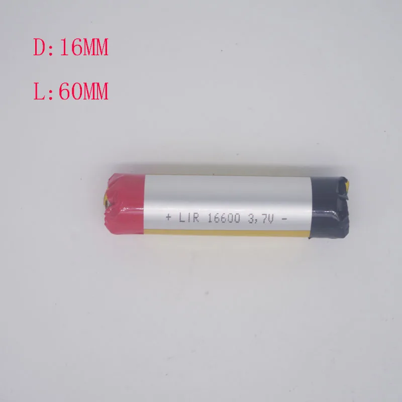 

3.7V polymer battery 16600 1300mAh beauty spray torch flashlight lithium battery