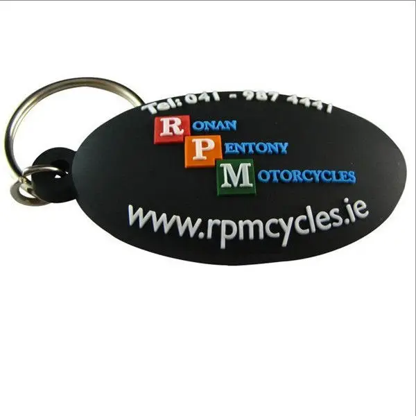 Настраиваемый логотип компании ПВХ брелок рекламные подарки логотип Пластик индивидуальный логотип ПВХ брелоки резиновая Дизайн Key Holder llaveros