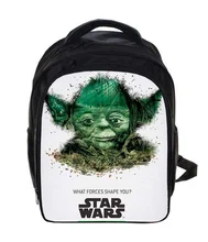 13 Inch Star Wars Jedi Knight Master Yoda Backpack For Boys School Bags Kids Daily Backpacks Children Book Bag Bags Schoolbags