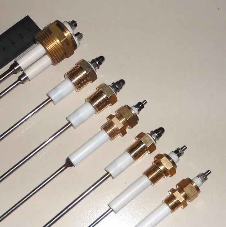 Boiler water level electrode water level probe