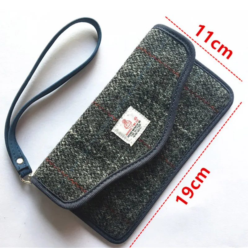 Woolen Faraday Key RFID Signal Blocker Bags Anti Radiation Protection Cell Phone Bag FOB Protector Pouch For Keyless Car BAG1051