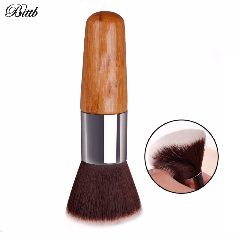 

Bittb Professional Flat Makeup Brushes Powder Foundation Blush Brush Contour Face Facial Kabuki Make up Brushes Tools