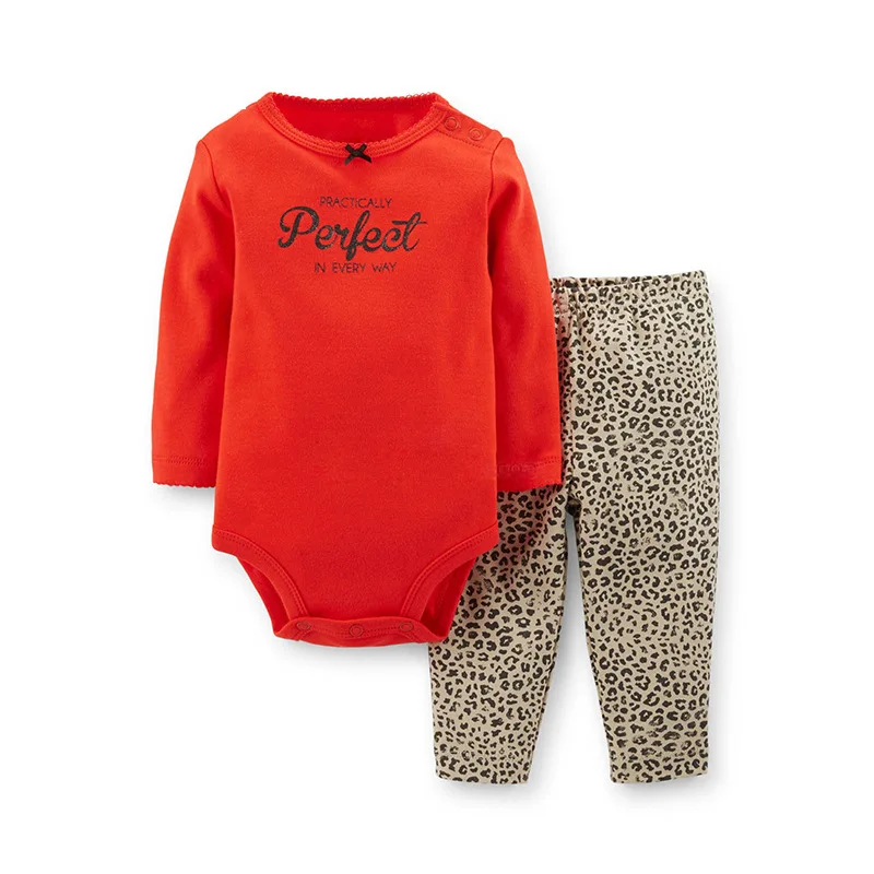 Bebê das Crianças Conjuntos de Longo sleeved Bonito dos Desenhos Animados de Algodão Casuais 2 Ternos Roupas Macacão Calças Roupas Infantis Meninas Conjunto 7 Cheap Conjuntos de roupas