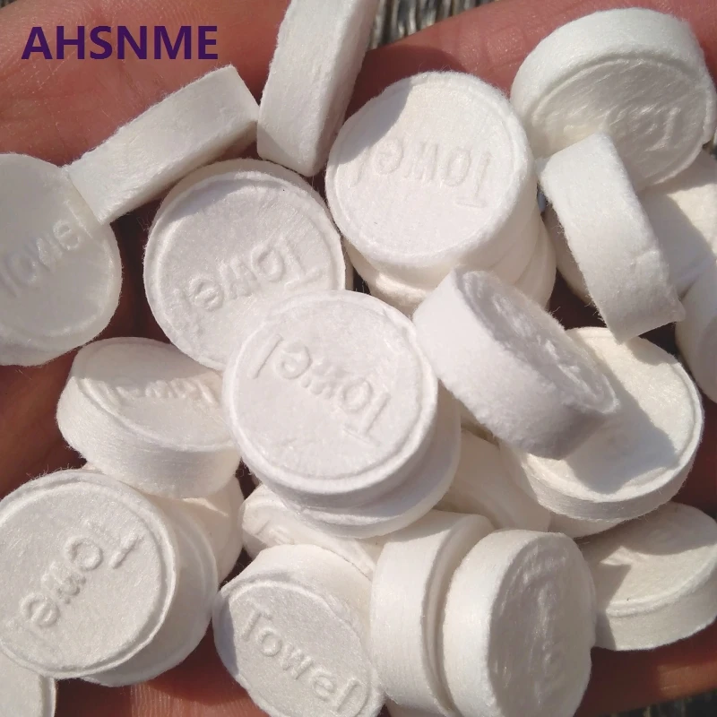 AHSNME 20 шт. сжатое Полотенце 22*24 см одноразовое полотенце для путешествий на