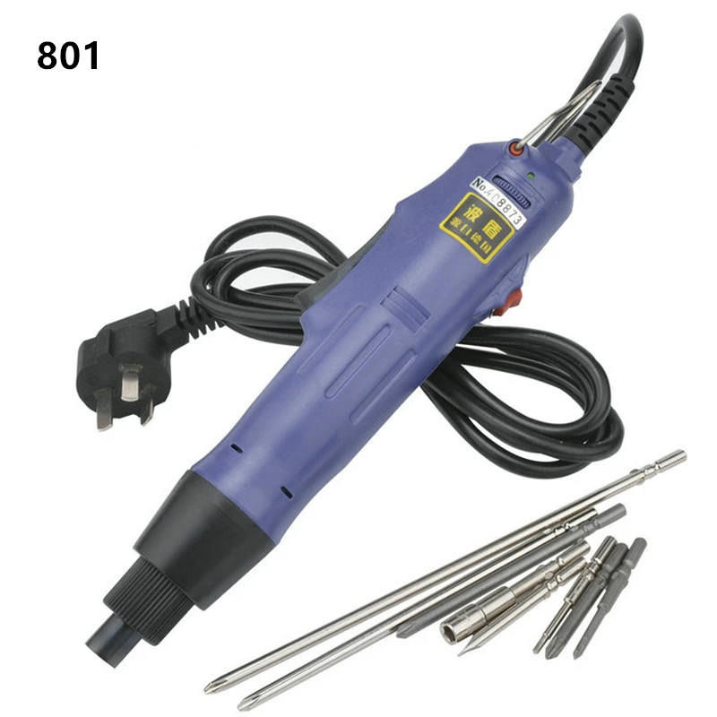 220V Electric Screwdriver Auto-stop 1.6-6.35mm Screws Screwdrivers Machine with Screw Bits for dewalt series tools screwdriver batch head rack five hole with screws magnet drill set drill and bits are not included