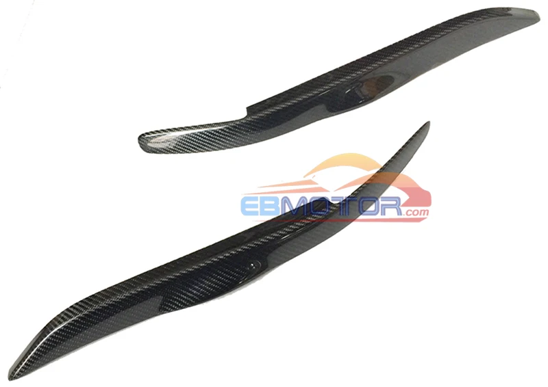 Настоящее углеродное волокно фары веки брови крышки 1 пара для Subaru Legacy 2004-2008 T065