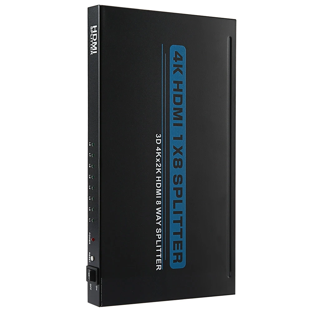 Zenhon T-108A Удобно 4 К x 2 8 Порта HDMI Switcher 1x8 Переключатель Splitter Поддержка 1.4a |