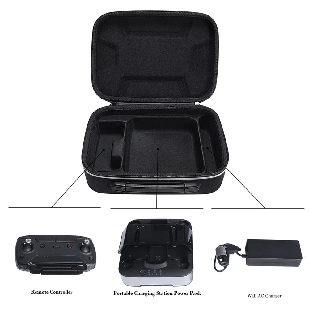 Drone Bags For DJI Spark Portable Charging Station Power Pack & Controller Traveling Case Bag Carrying Case Storage Bag Box Drone Bags For DJI Spark Portable Charging Station Power Pack & Controller Traveling Case Bag Carrying Case Storage Bag Box