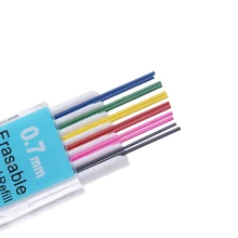 3/6 коробок 0,7 мм стираемая цветная грифель для механического карандаша свинцовая стираемая школьная закрепленная инструменты для письма офисные канцелярские принадлежности