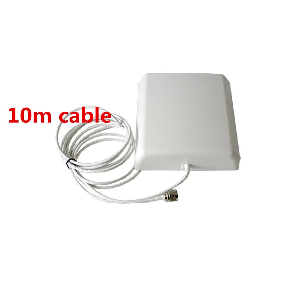 800 МГц~ 2500 МГц 8dBi 2G/3g CDMA/GSM/DCS/шт/WCDMA усилитель мобильного сигнала внутренняя стеновая панель антенна с кабелем 10 метров