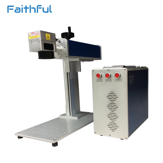 10W 20W Ipg Fiber Laser Marking Machine for Ring , Plastics , PVC