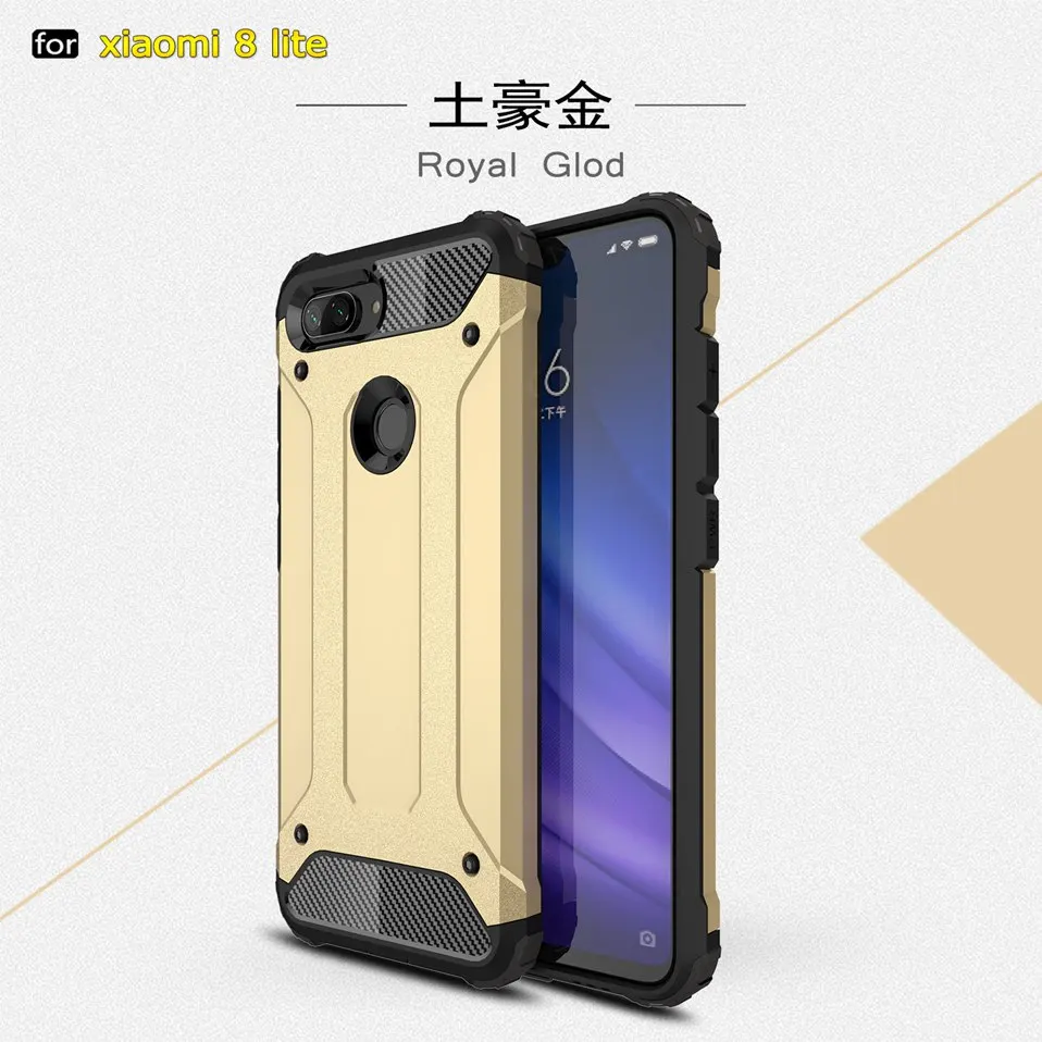 Xiomi Case For Xiaomi Redmi 6A Mi 8 Lite Cover Armor Hard Case For Xiaomi Mi 8 SE Pocophone F1 Redmi 5 Plus Note 5 6 7 Pro S2    (14)