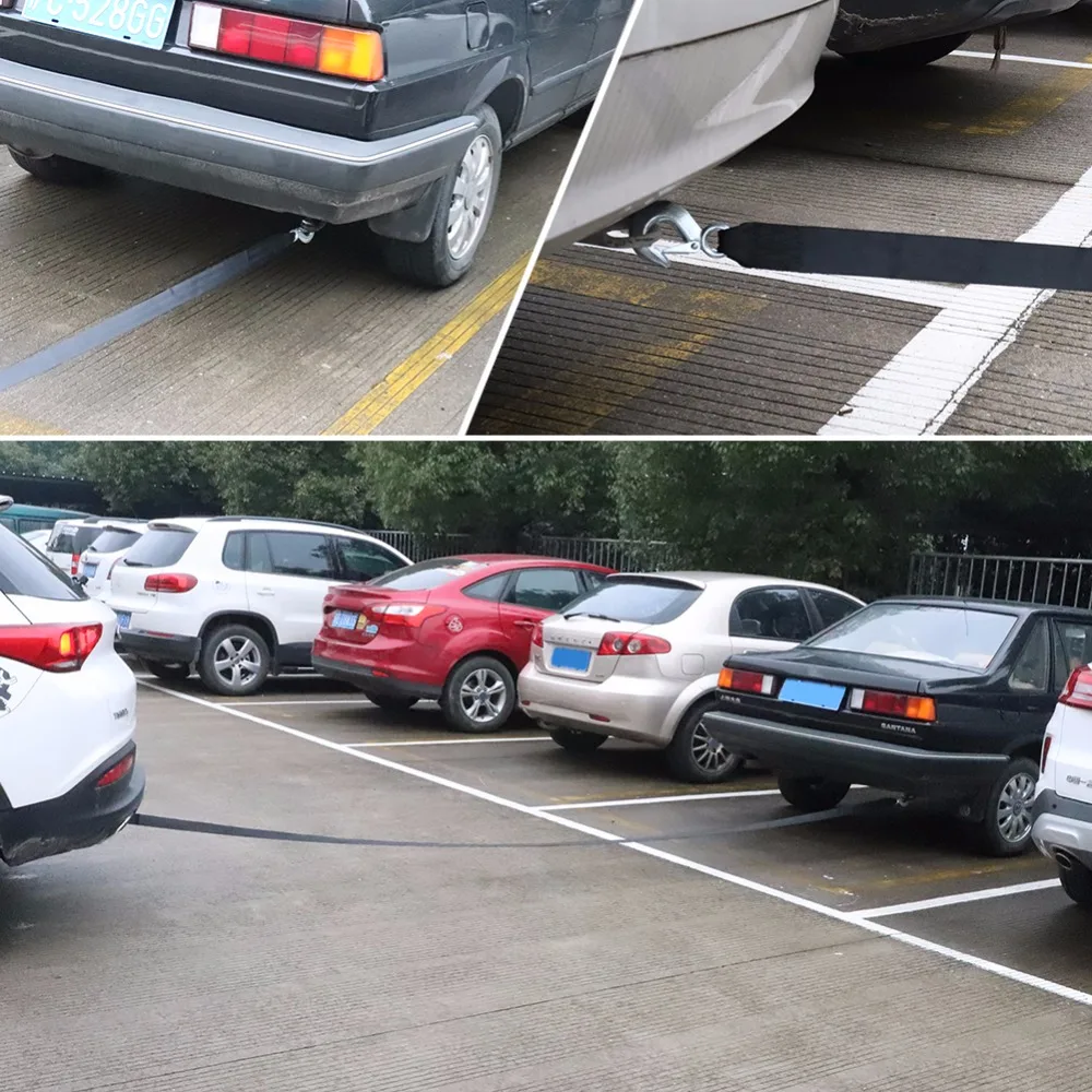 4 M 4 طن حبل قطر سترابي كابل مع السنانير تكبل عالية القوة النايلون الثقيلة ل سيارة شاحنة مقطورة SUV