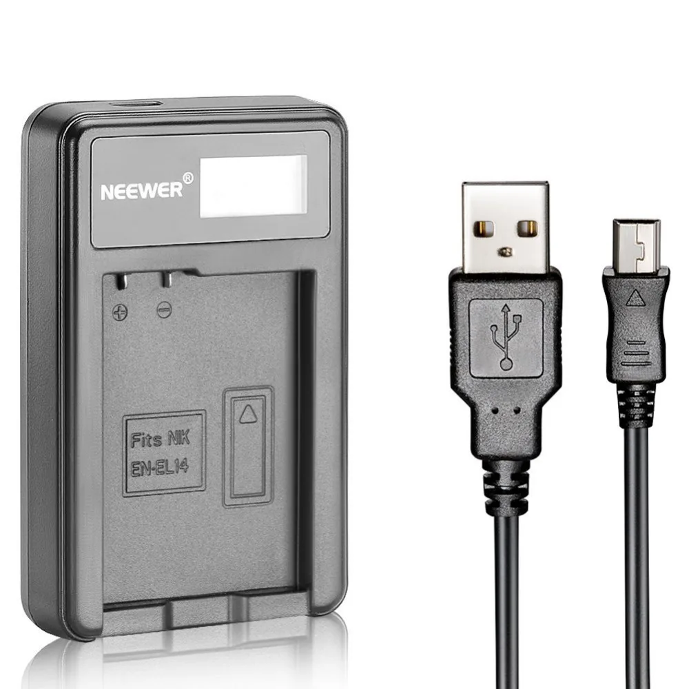 Caricabatterie Dual USB Per Nikon EN-EL14/EN-EL14a - Compatibile Con D3200, D5600 E Altri Modelli - Foto 13