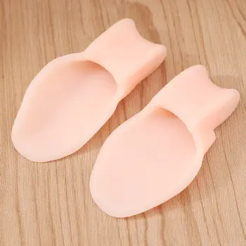 

1Pair Genuine Hallux Valgus Bicyclic Bone Thumb Orthotics Orthopedic Correct Silicone Foot Big Toe Separator Finger Pedicure