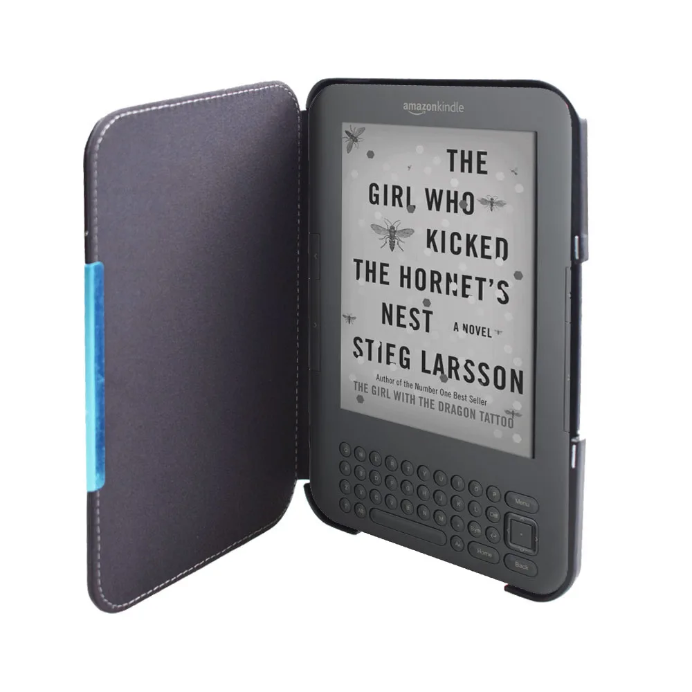 kindle, capa magnética tipo livro com teclado de 3 ° geração