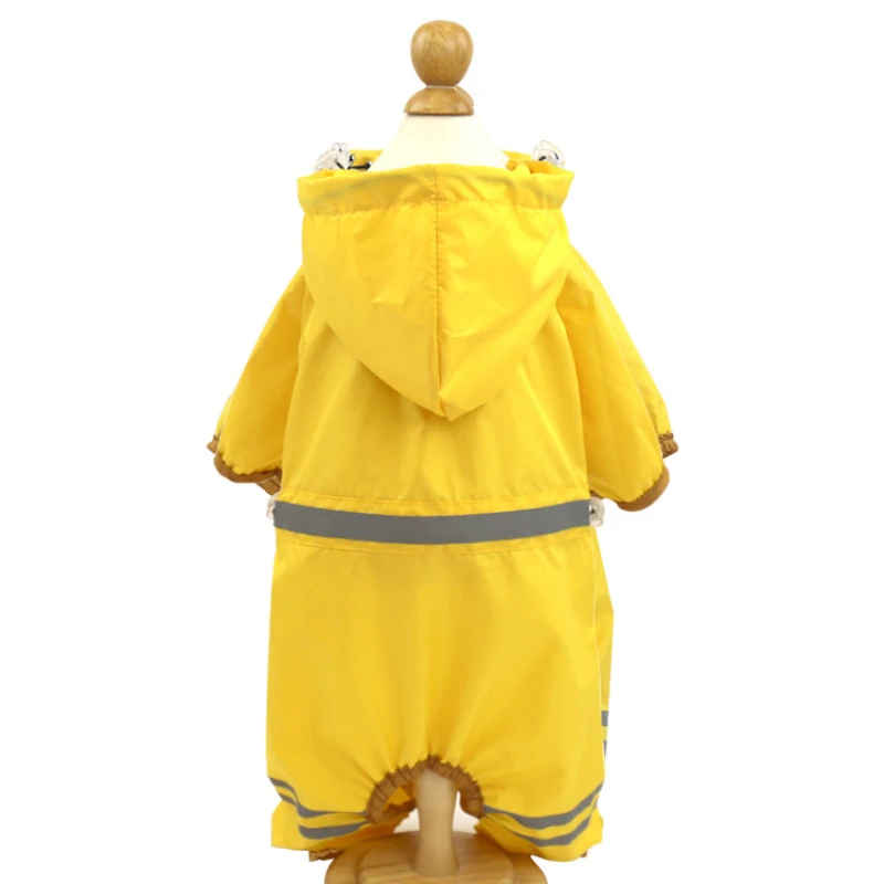 

Reflective Dog Raincoat Waterproof Clothing for Dog Pets Costume Jumpsuit Hoody Rain Jacket Dog Outfit Pet Products Supplies