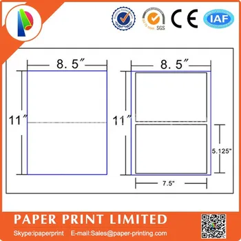 

500 Sheets 1000 labels Adhesive Shipping Address Labels Stickers Blank White Labels Tags for Laser Inkjet Printers