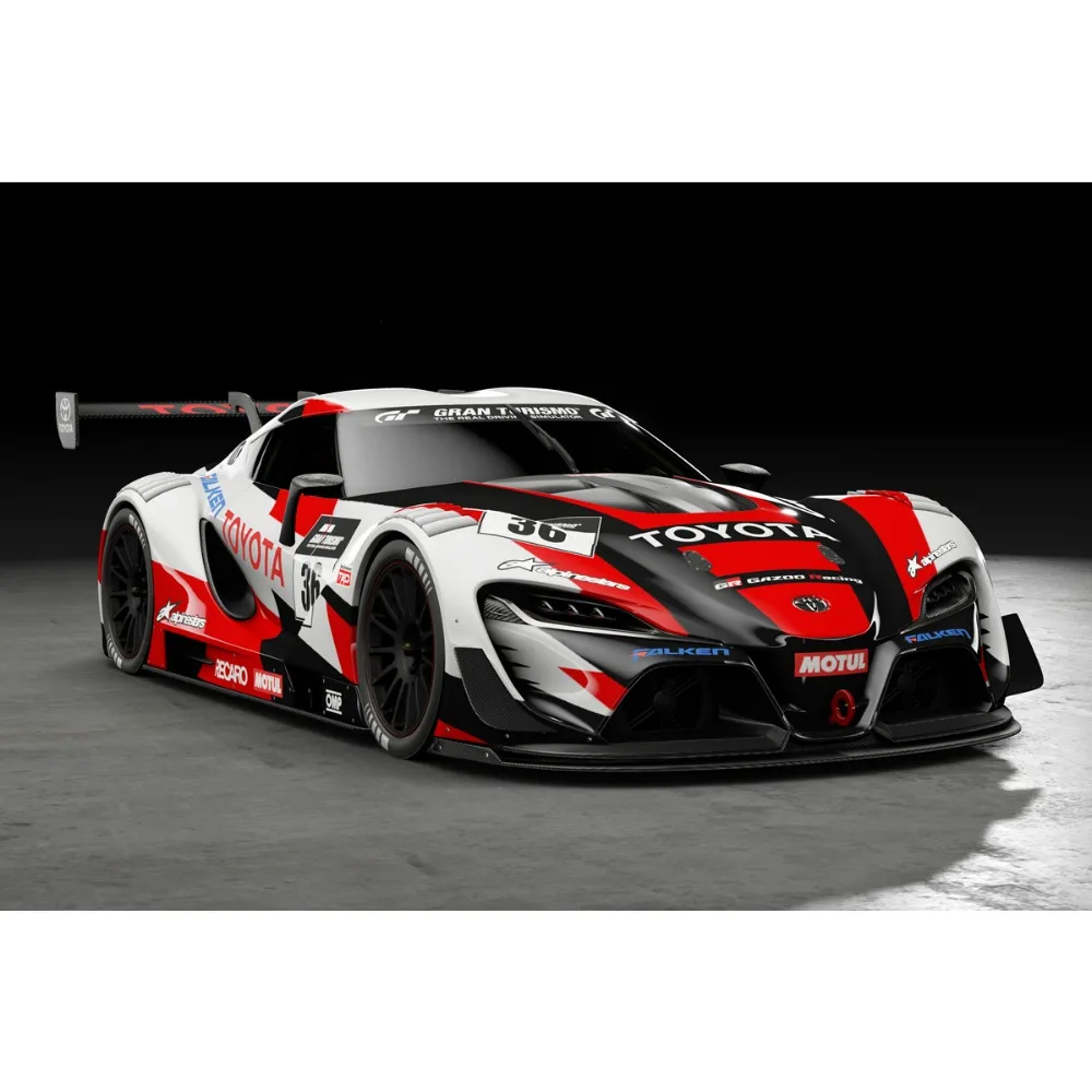 HD рисунок на холсте Супер спортивный автомобиль Supra Race плакат гонки настенное