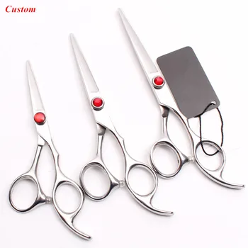 

Custom name japan 440c 5 5.5 6 '' small hair scissors make up cutting barber makas haircut scissor shears hairdressing scissors