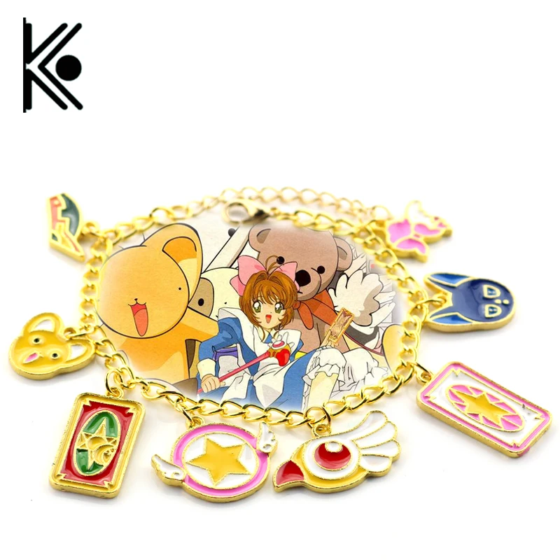 

3style Sailor moon bracelet Card Captor Sakura jewelry girl's gift