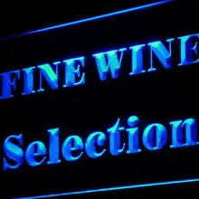 I858 fine Wine выбор пивной бар декор неоновый свет знак на/выключения 20+ Цвета 5 размеров