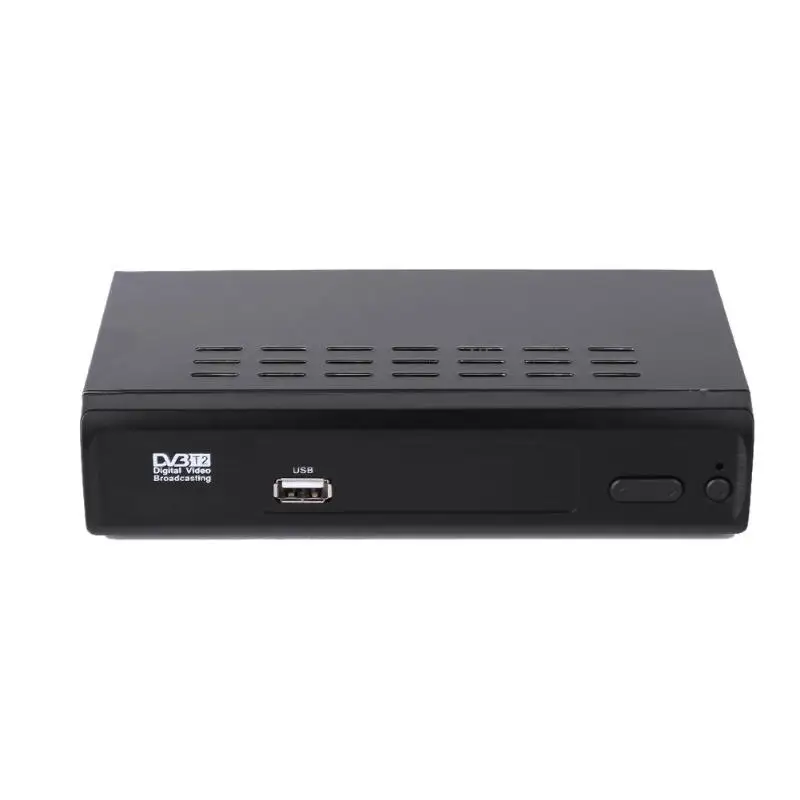 Мини ТВ-приставка DVB-T/T2 ТВ-приёмник 3D цифровое видео Эфирное HD 1080P 32MB H2.64 ТВ-приставка медиаплеер с европейской вилкой