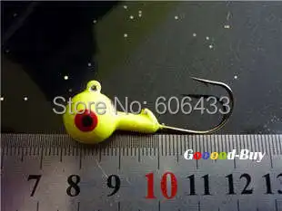 

30PCS Fish Jig Head Fishing Hook soft Lures Bait 14g 4.5cm Free shipping