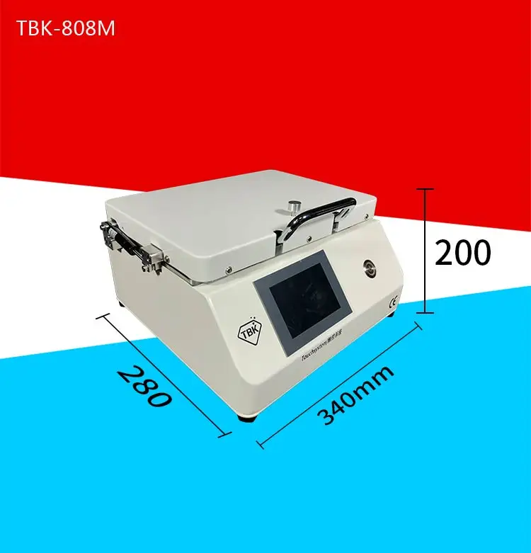 Newest upgrated MINI TBK-808M LCD Touch Screen Laminator Repair Automatic Bubble Removing Machine L